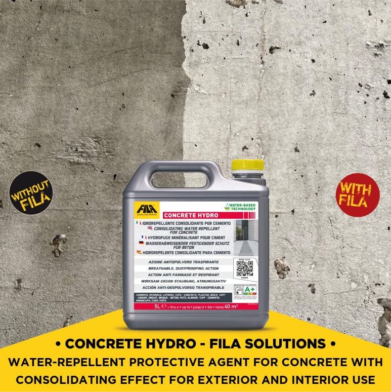 습기와 손상 걱정 없는 외벽 보호 솔루션: 필라솔루션 FILA Concrete Hydro