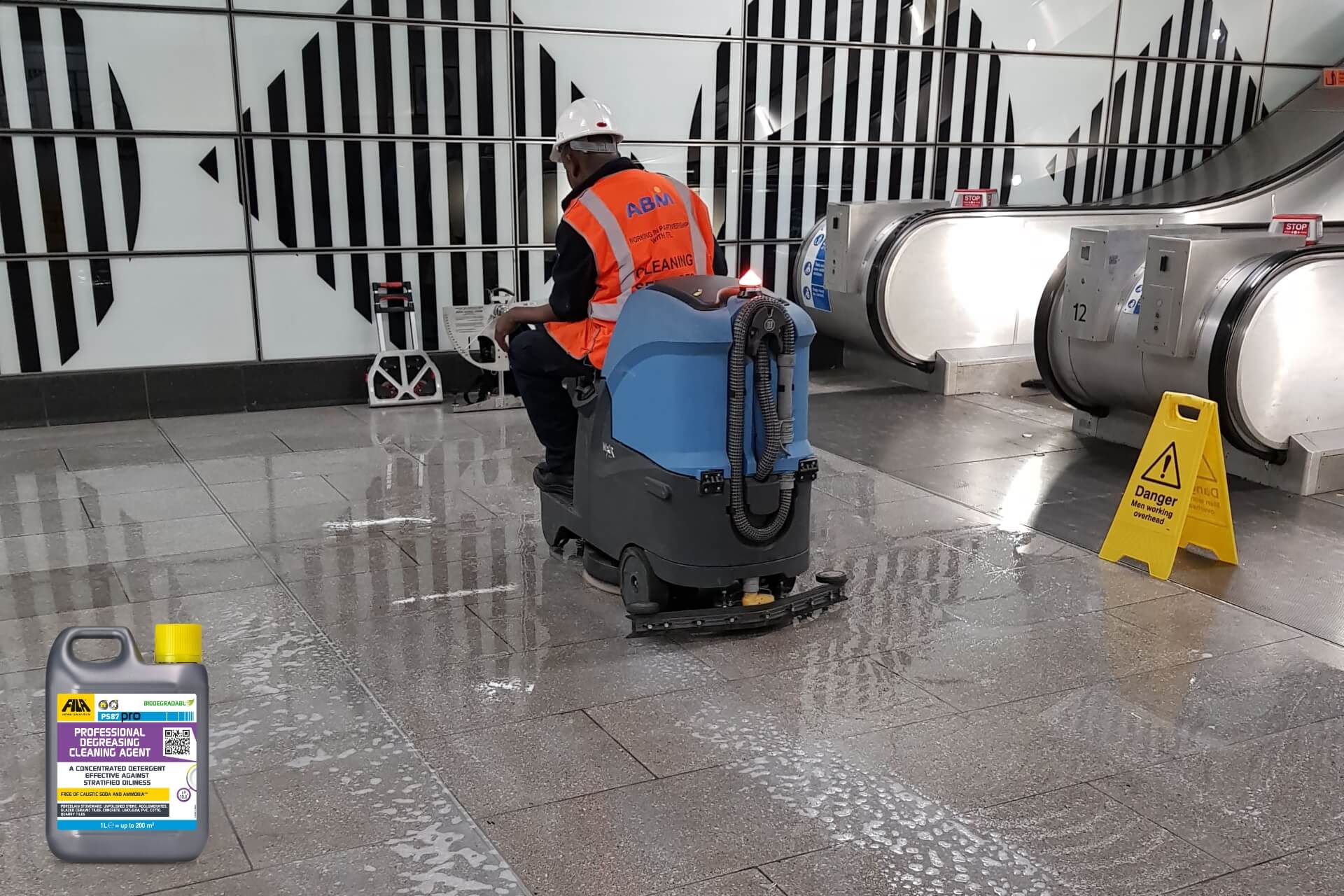 PS87 PRO의 장점; 전문 타일러를 위한 효율적이고 다재다능한 세척제